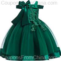 3-10 Years Kids Christmas Party Dress