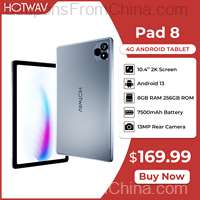 HOTWAV Pad 8 Tablet 10.4inch 2K 8/256GB T606 7500mAh Android 13