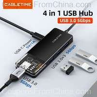 CABLETIME 4 in 1 USB HUB