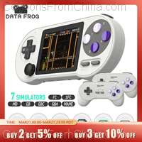 DATA FROG 3 inch IPS Handheld Game Console with 2 Controllers