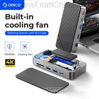 ORICO Docking Station M.2 SSD Enclosure 10 in 1