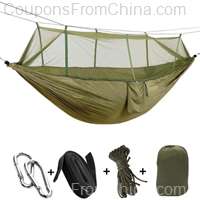 2 Person Camping Garden Hammock With Mosquito Net