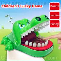 Crocodile Teeth Toy Children Crocodile Bites Fingers Reaction Training