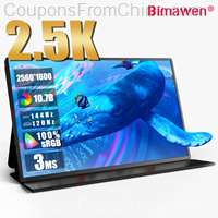 Bimawen 16 Inch 2.5K 144Hz Portable Monitor 2560X1600