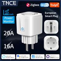 TNCE TUYA Smart Plug WiFi Socket EU 16A/20A With Power Monitor