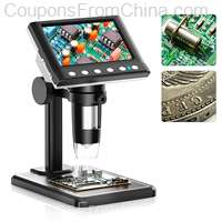 RIEVBCAU DM7 4.3inch Digital Microscope DM7-Z01C