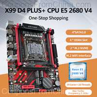 ERYING X99 D4 PLUS LGA 2011-3 XEON X99 Motherboard with E5 2680 v4