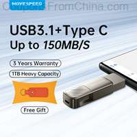 MOVESPEED 1TB USB 3.1 OTG Type C Pendrive