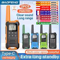 2pcs Baofeng F22 Mini Walkie Talkie PMR446