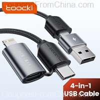 Toocki 4in1 USB Type C To Type C Cable