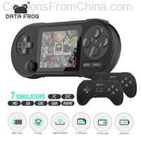 DATA FROG SF2000 3 Inch Handheld Game Console with 2 Controllers