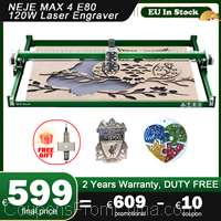 NEJE Max 4 CNC Laser Engraving Machine with E80 24W Laser [EU]