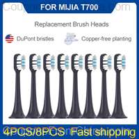8Pcs Replacement Brush Heads for XIAOMI MIJIA T700 [NOT Original]