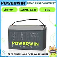 POWERWIN BT100 12.8V 100Ah LiFePO4 Battery 1280Wh [EU]