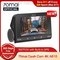 70mai Dash Cam A810 4K GPS 150deg FOV