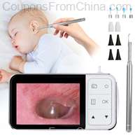 4.5 Inch LCD Digital Otoscope 3.9mm 1080P