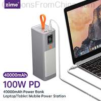 Zime Power Bank 40000mAh PD 100W