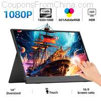 14-Inch Portable Monitor Touchscreen 1920x1080