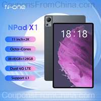 N-One NPad X G99 8/128GB 10.95 Inch 2K Android 13 Tablet