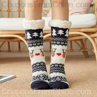 Winter Warm Women Plush Soft Female Socks