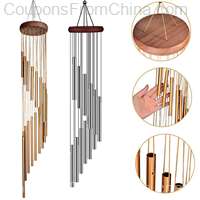 12 Tubes Aluminum Alloy Wind Chimes with Hook