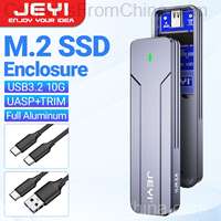 JEYI M.2 NVMe NGFF SSD Enclosure NVMe