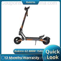 KuKirin G2 Pro 15Ah Folding Electric Scooter 9inch 600W 48V 45km/h [EU]