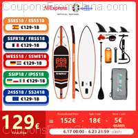 FunWater SUPFW03B Inflatable Stand Up Paddle Board 335x84x15cm [EU]