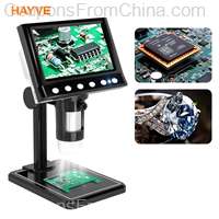 Hayve 4.3inch Digital Microscope 1600X USB Microscope 1080p