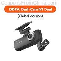 DDPAI N1 Dual Front Rear Car Dash Cam 1296P