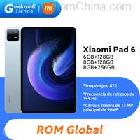 Xiaomi Pad 6 Snap870 8/128GB 11 Inch Tablet [EU]