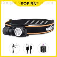 Sofirn HS10 Headlamp with 16340 Battery