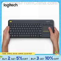 Logitech K400 Plus Android TV Laptop Touch Panel Wireless Keyboard