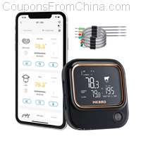 INKBIRD BBQ with 4 Food-grade Probes Thermometer IBT-26S BT Wi-Fi