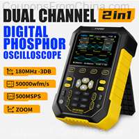 DPOX180H Oscilloscope 2.8-inch 500MSPS 120Kpts