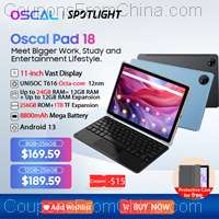 Oscal Pad 18 Tablet 12/256GB 11inch FHD+ T616 8800mAh 4G LTE