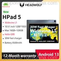 Headwolf HPad 5 Android 13 Tablet 10.5 inch Max 16/128GB