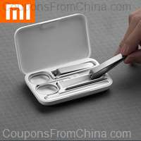 5pcs Xiaomi Mijia Stainless Steel Nail Clippers Set