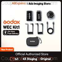 Godox WEC 1-to-2 2.4GHz Wireless Microphone