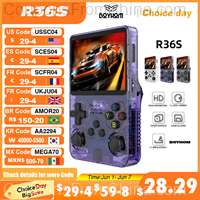 R36S Retro Handheld Video Game Console 64GB