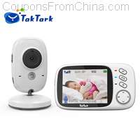 TakTark 3.2 Inch Wireless Video Baby Monitor