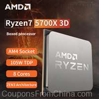 AMD Ryzen 7 5700X3D R7 5700X3D 8-Core 4.1 GHz Socket AM4 CPU Processor