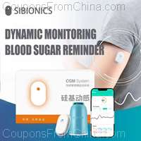 Sibionics Blood Glucose Meter 24h Real Time Monitoring Tester