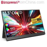 Bimawen 13.3inch OLED Portable Monitor FHD 1ms 10bit 100% DCI-P3