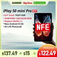 Alldocube iPlay50 Mini PRO Tablet 8.4inch Android13 G99 8/128GB