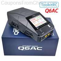 ToolkitRC Q6AC AC 400W DC 1000W 15Ax4 RC Battery Charger