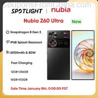 ZTE Nubia Z60 Ultra 5G Snapdragon 8 Gen 3 6.8inch 16/512GB [EU]