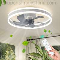 Smart Remote Control Ceiling Fan with LED Ceiling Light 60W [EU]