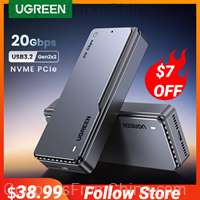 UGREEN 20Gbps NVMe SSD Case SSD Enclosure M.2 to USB3.2 Gen2x2