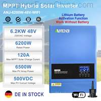 6200W 48V Hybrid Solar Inverter MPPT 230V Pure Sine Photovoltaic Inverter PV60-500VDC 100A [EU]